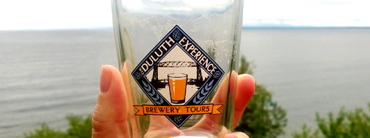 Duluth Brewery Tour Beer Glass