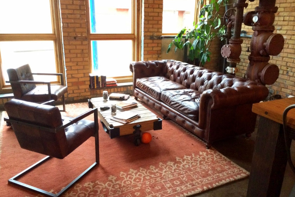 Vikre Distillery Lounge Area