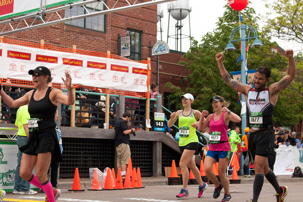 Grandma's Marathon Finish Line