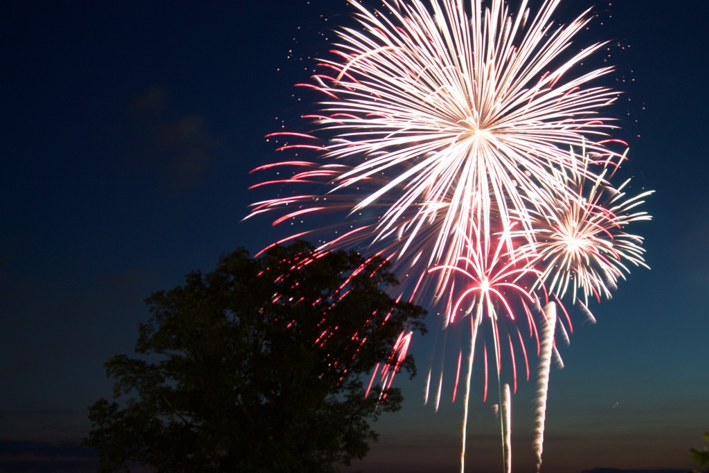 Fourth of July fireworks