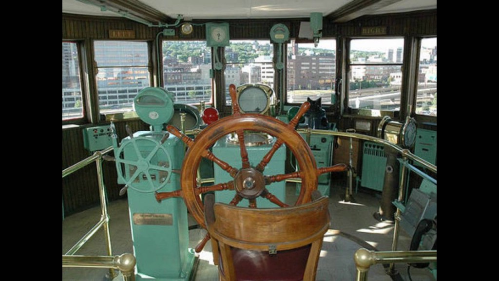 William A. Irvin's Captain's Wheel