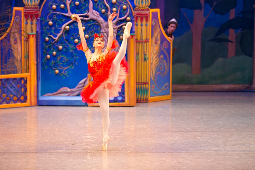 Ballerina from the Minnesota Ballet Firebird production