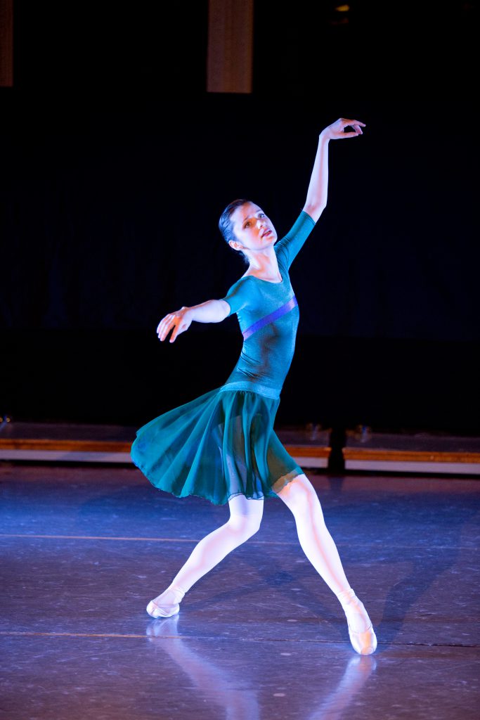 Ballerina performing at the Moving Beyond performance