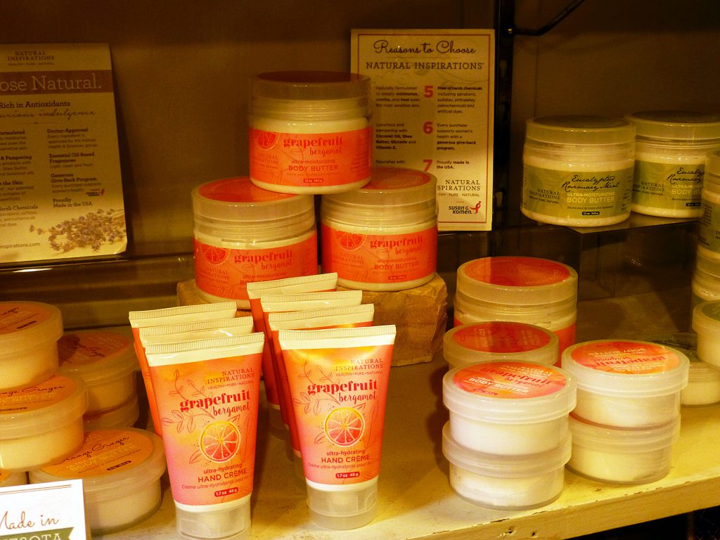 Grapefruit facial products from Two & Co.