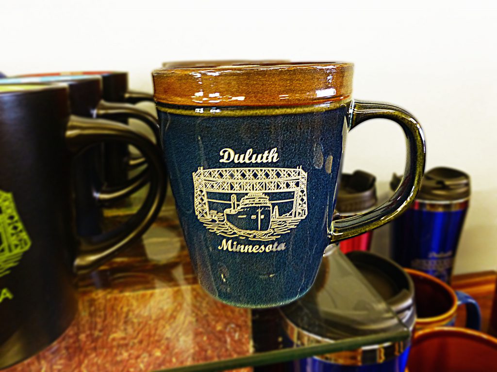 Duluth Minnesota lift bridge coffee mug