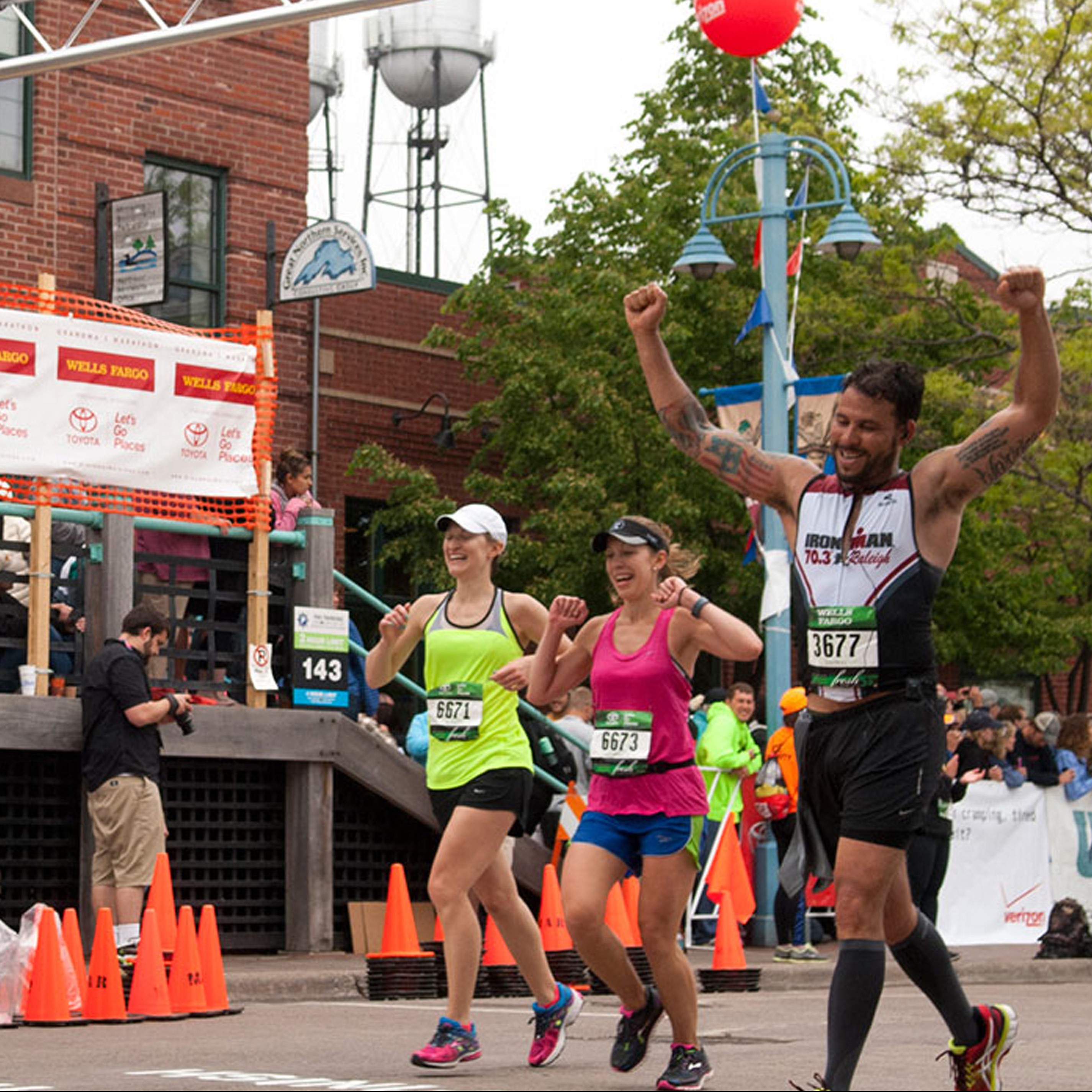 Grandma's Marathon in Canal Park, Duluth Minnesota