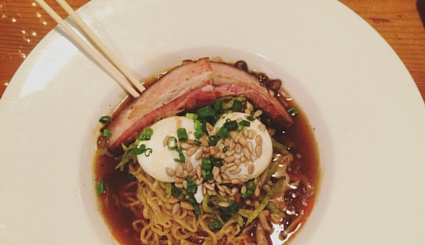 Pork Belly Noodle Bowl from Lake Ave