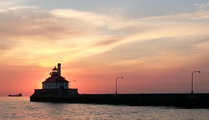 Lake Superior Sunset from Canal Park