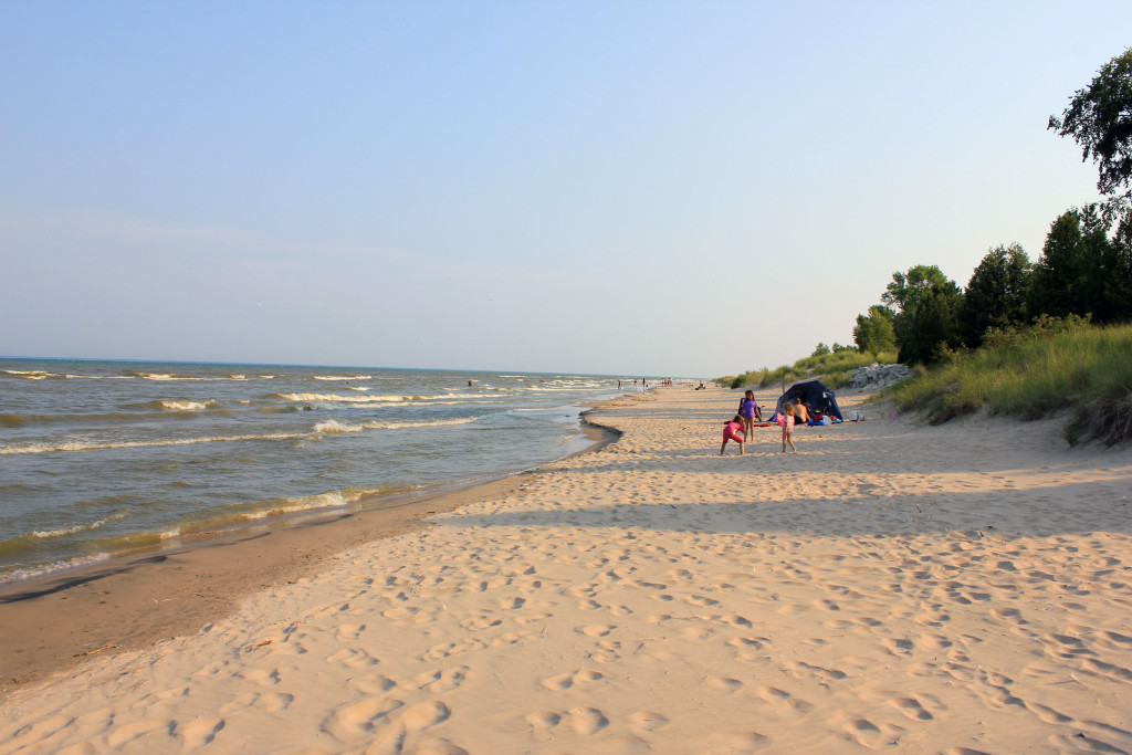 Relax on Park Point Beach in Canal Park, Duluth MN