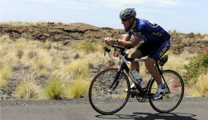 Triathlon biker