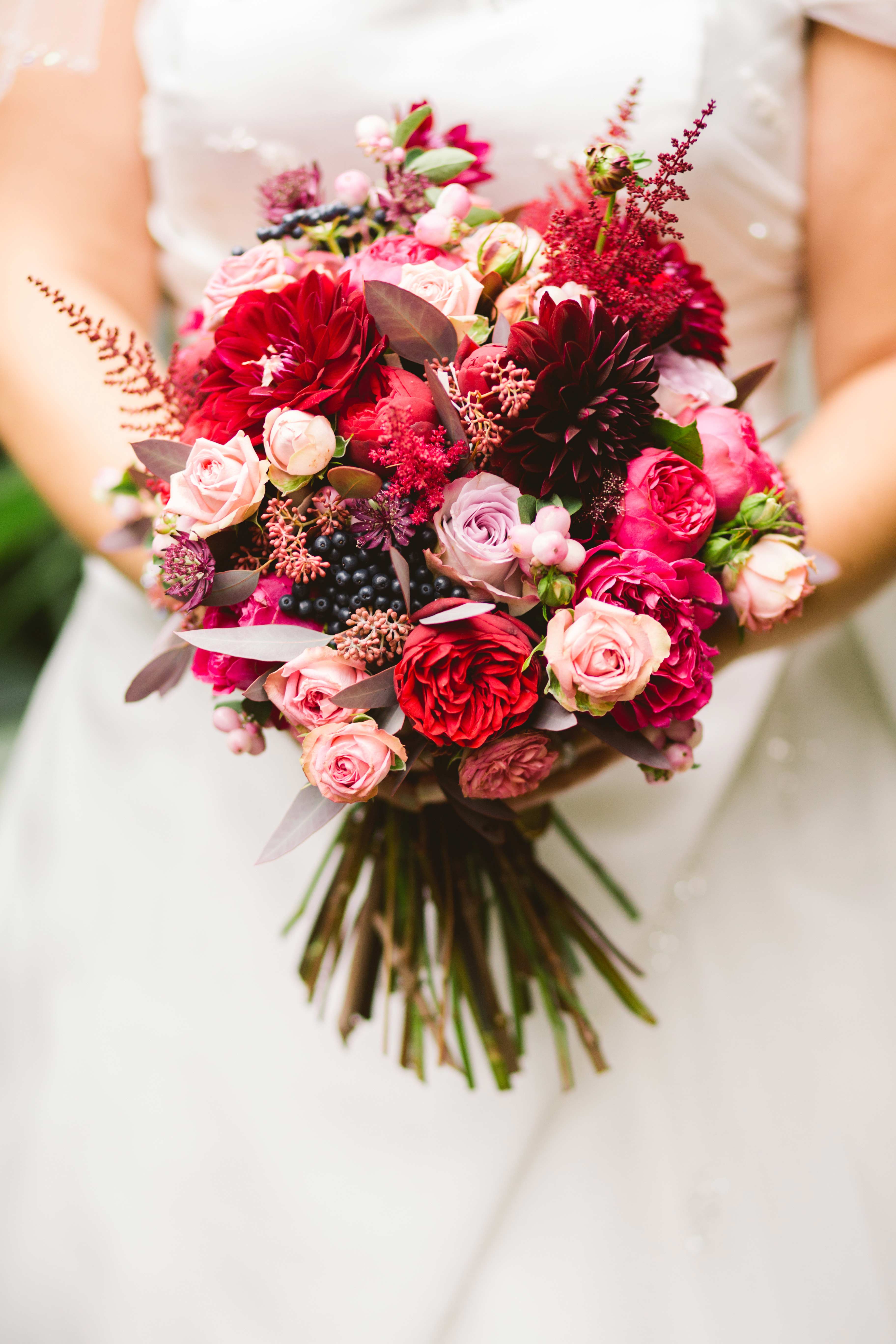 Bouquet of flowers from the Duluth Wedding show