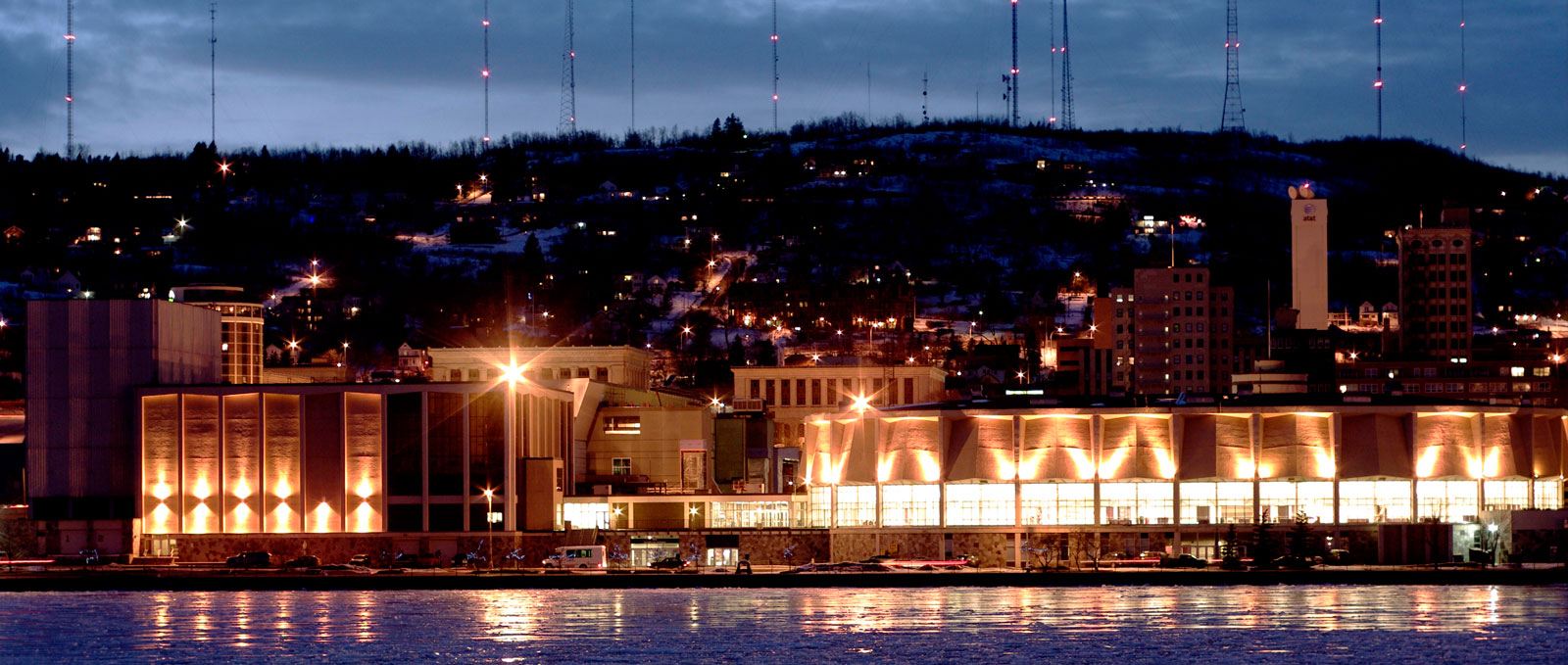 View of the Harbor and Hills in Duluth MN