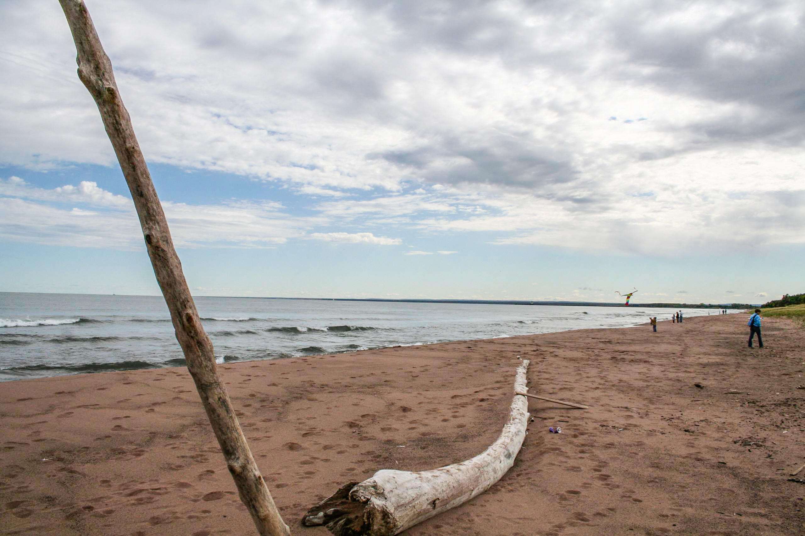 Park Point Beach 12th Street Beach Access to Lake Superior, Duluth WI 