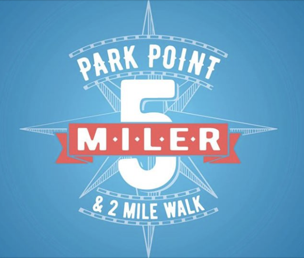 Park Point 5 miler by Grandmas Marathon logo