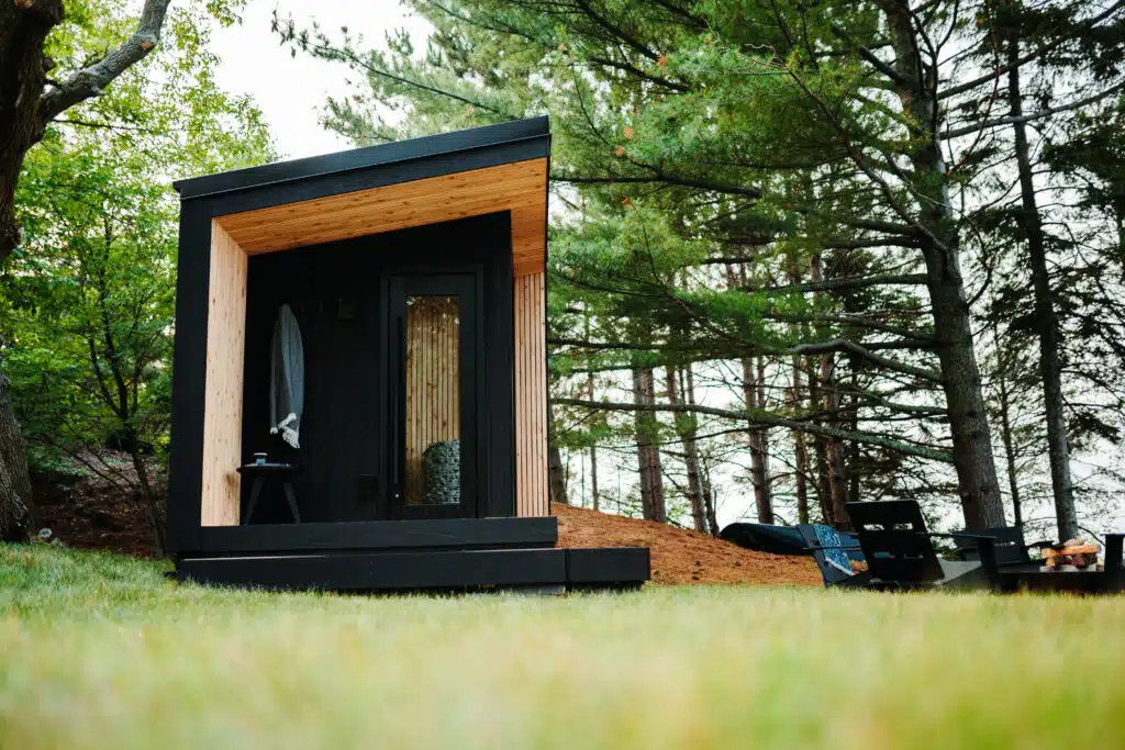 Cedar and Stone Sauna